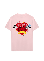 Playera Mickey Mouse Hombre Mujer Rosa Disney Original Crush