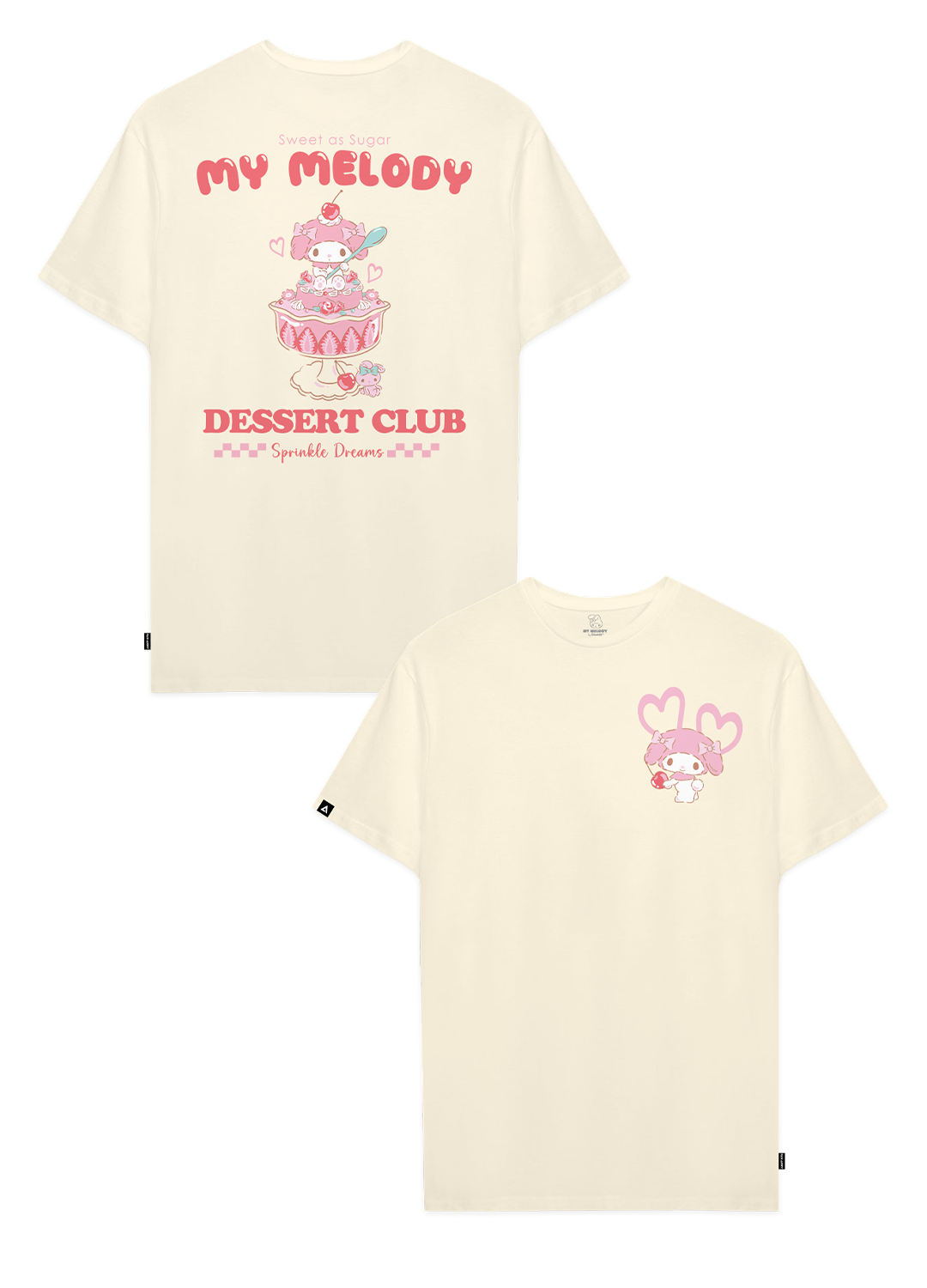 Playera Hombre Mujer Arena My Melody Dessert Club - Fan Army