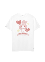 Playera Hombre Mujer Blanco My Melody Spend Time - Fan Army