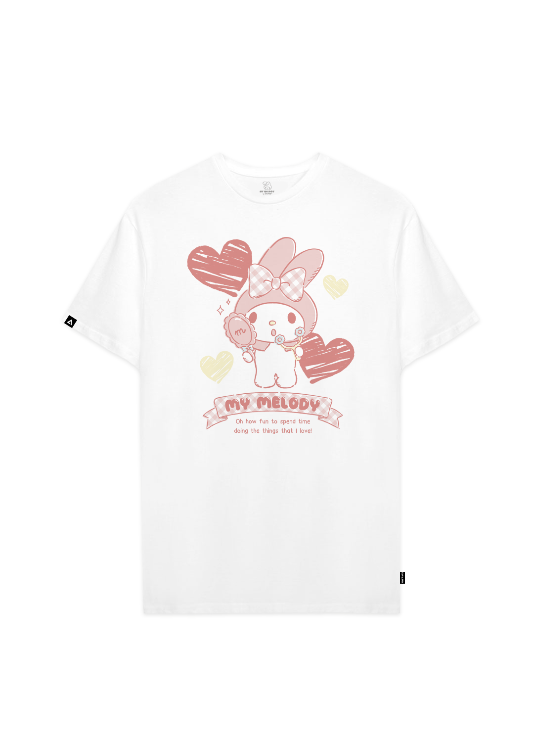 Playera Hombre Mujer Blanco My Melody Spend Time - Fan Army