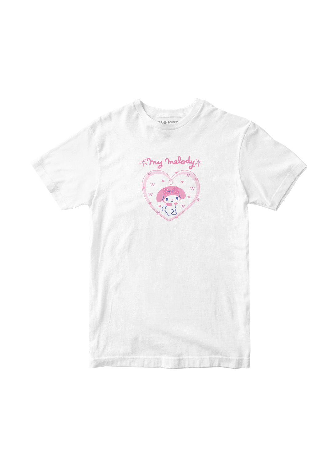 Playera My Melody Hombre Mujer Blanco Coquette - Fan Army