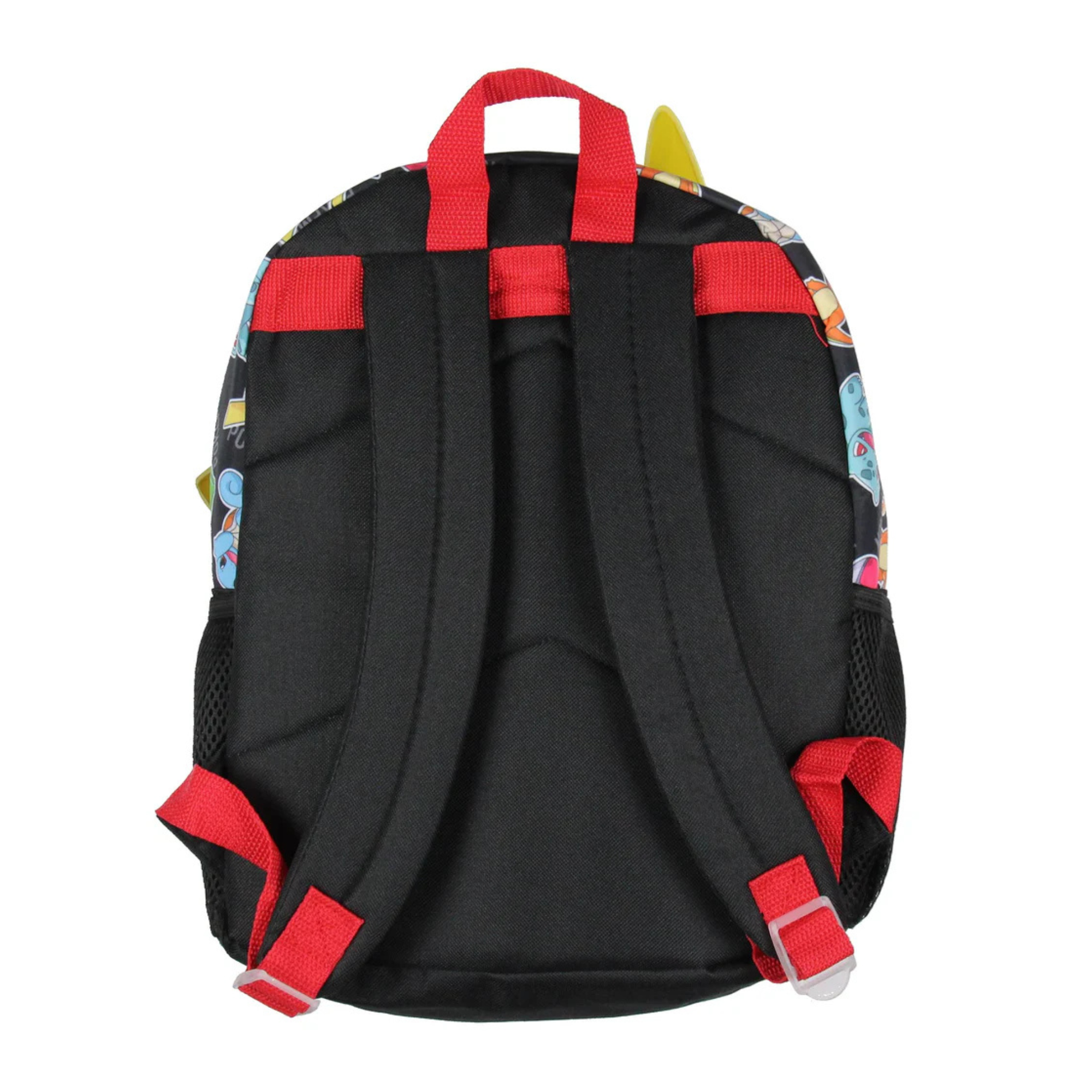 Mochila Infantil Pokémon™ Pikachu Oficial, con Bulbasaur, Charmander y Squirtle - Fan Army