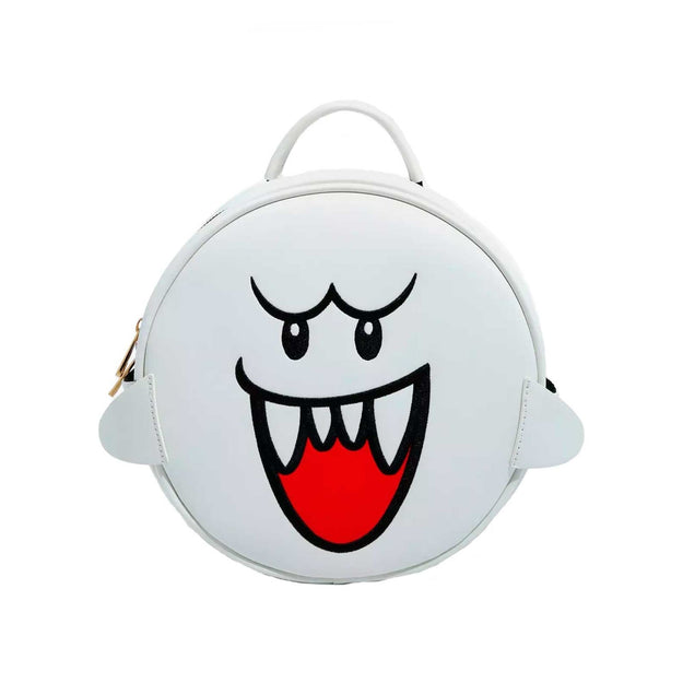 Mini Mochila Boo Diseño Oficial Super Mario - Brilla en la Oscuridad