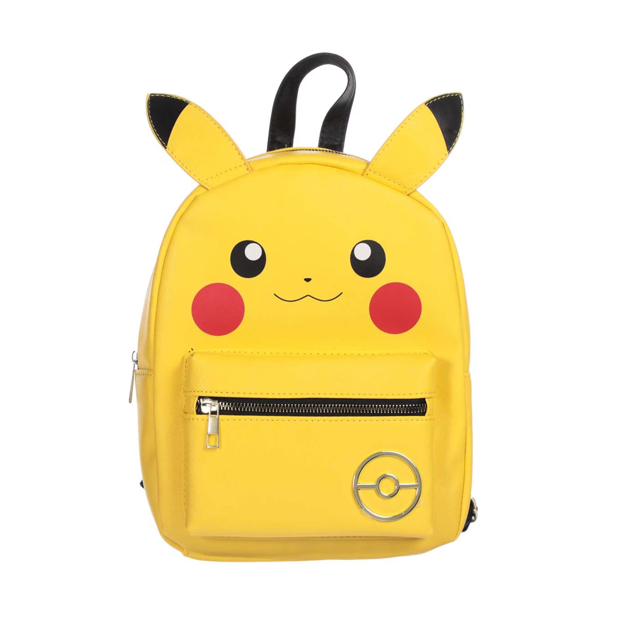 Bioworld Mochila Mini Pikachu con Orejas - Pokemon, Amarilla, PU y Poliéster, Producto Oficial Pokémon - Fan Army