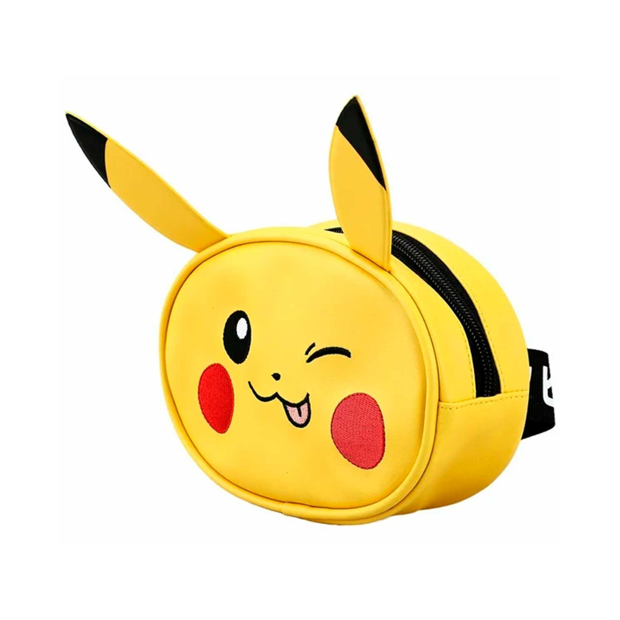 Bioworld Cangurera Pikachu - Diseño de la Cara de Pikachu, Alta Calidad, Crossbag, Producto Oficial y Auténtico de Pokémon - Fan Army