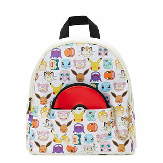 Bioworld Mochila Mini Estampado Pokébola para Mujeres y Niñas Pokémon