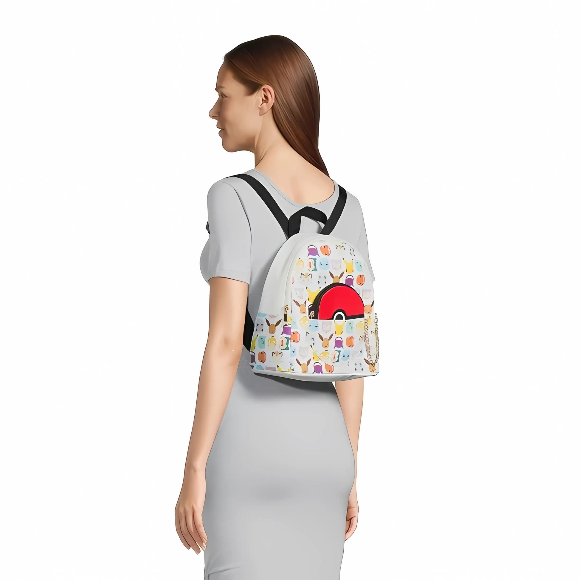 Bioworld Mochila Mini Estampado Pokébola para Mujeres y Niñas Pokémon - Fan Army