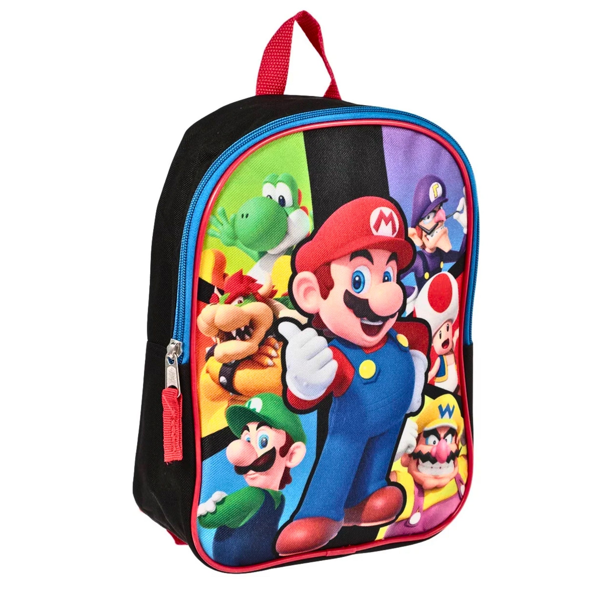 Mochila Pequeña Super Mario Bros Personajes - Colores Vibrantes para Fans de Nintendo - Fan Army