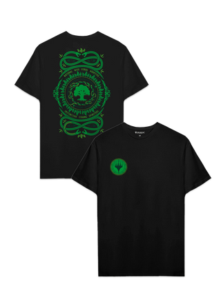 Playera Magic the Gathering Land Forest Green