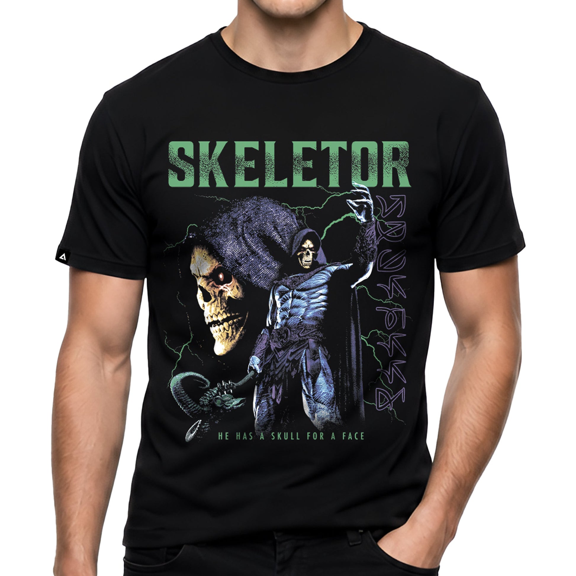 Playera Masters Of The Universe Hombre Mujer Negro Skull - Fan Army
