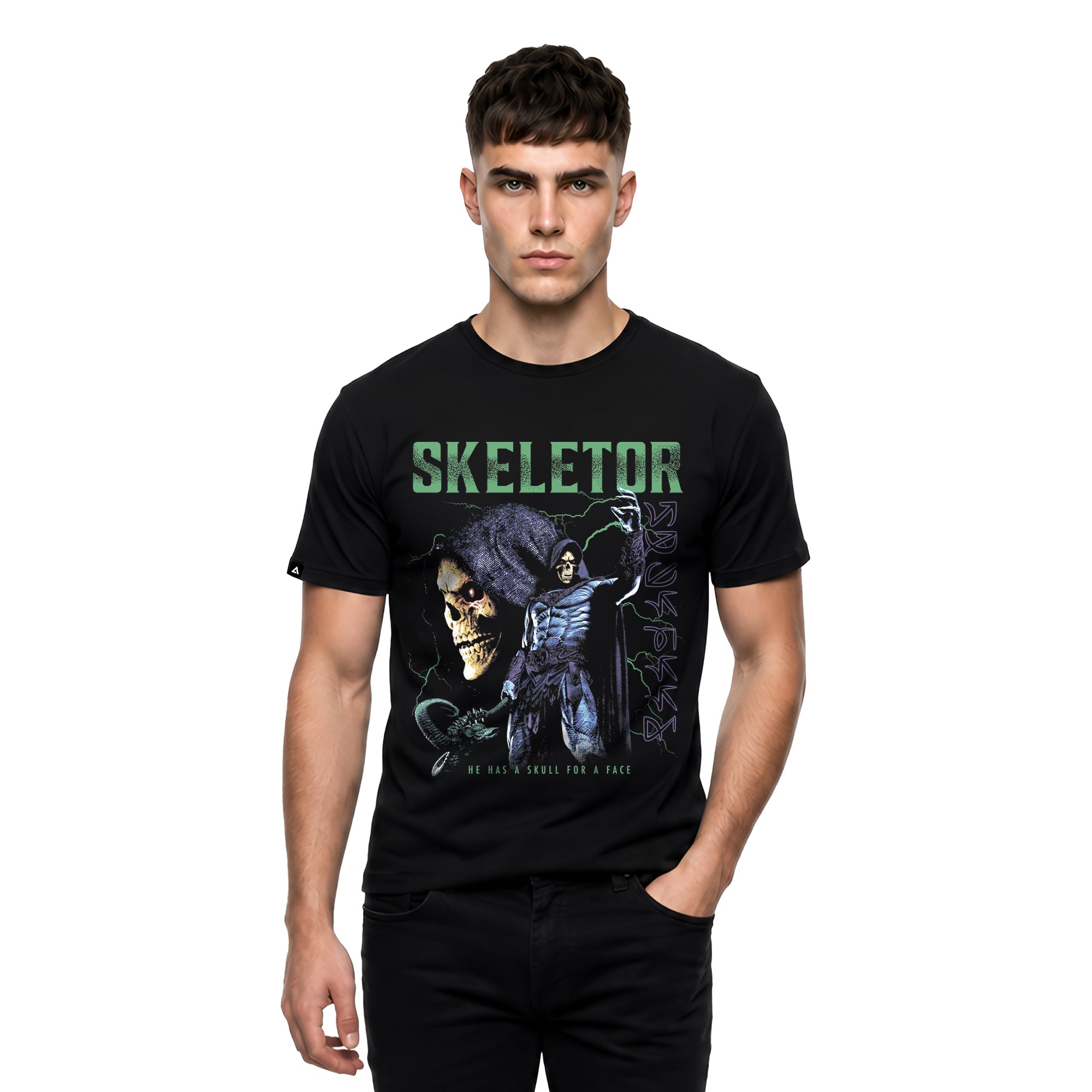 Playera Masters Of The Universe Hombre Mujer Negro Skull - Fan Army