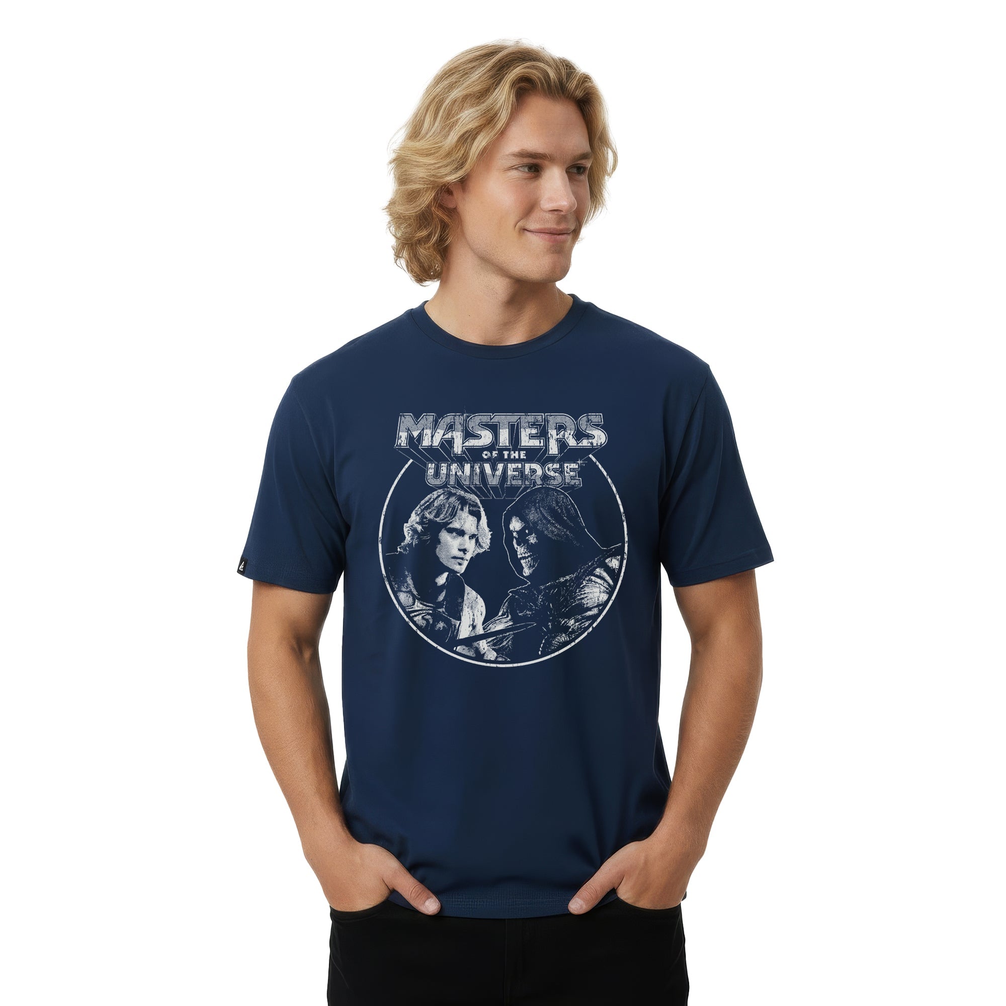 Playera Masters Of The Universe Hombre Mujer Azul Marino He‑Man & Skeletor - Fan Army