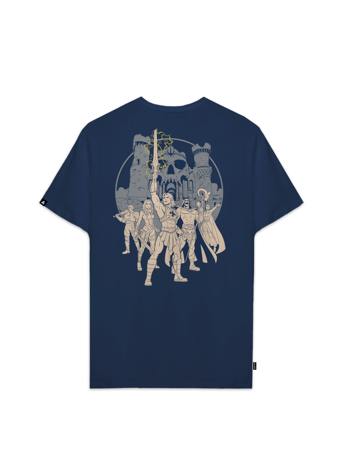 Playera Masters Of The Universe Hombre Mujer Azul Marino Castillo Grayskull - Fan Army
