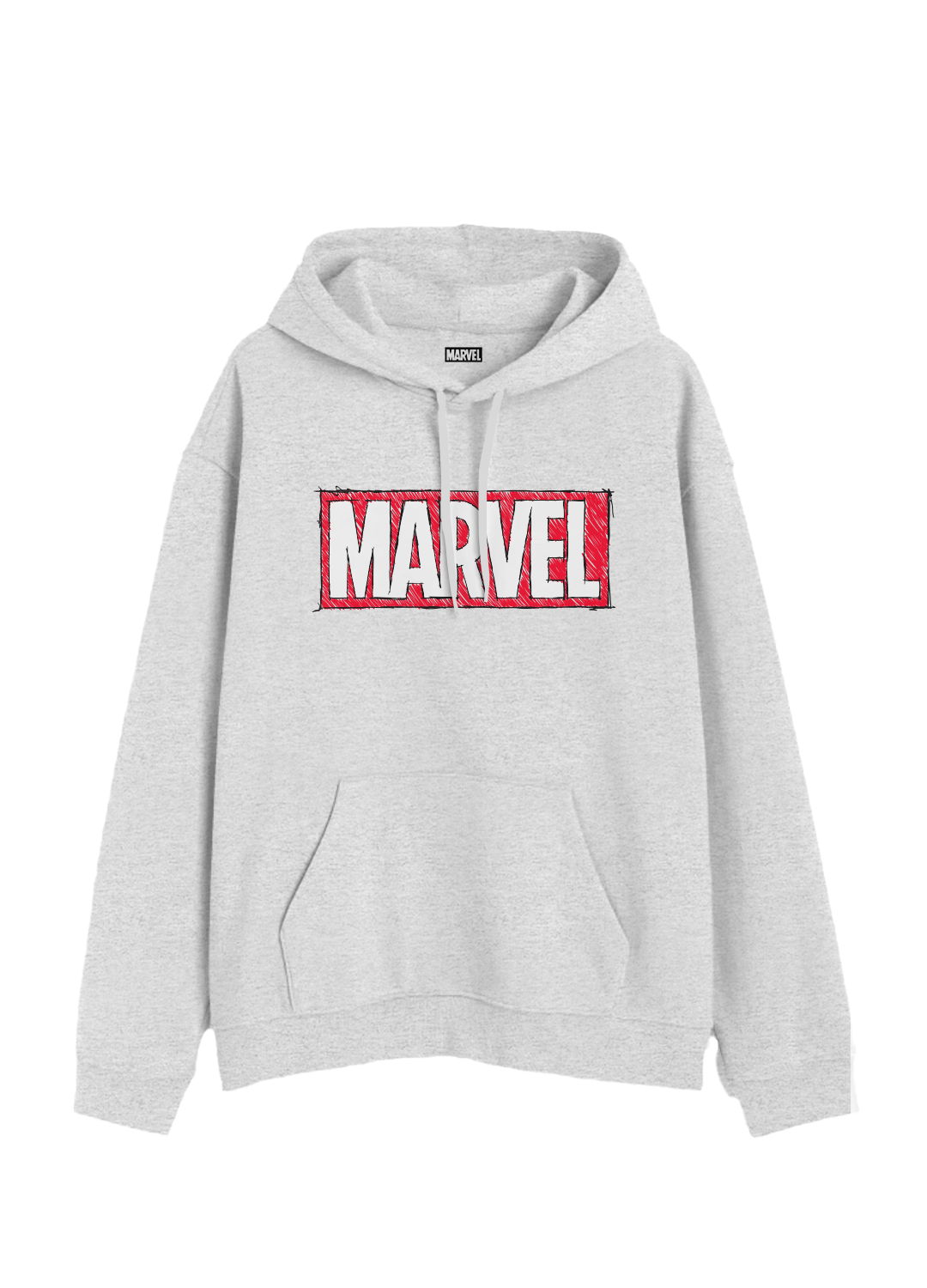 Hoodie MARVEL Hombre Mujer Gris Disney Original Cap Superhuman - Fan Army