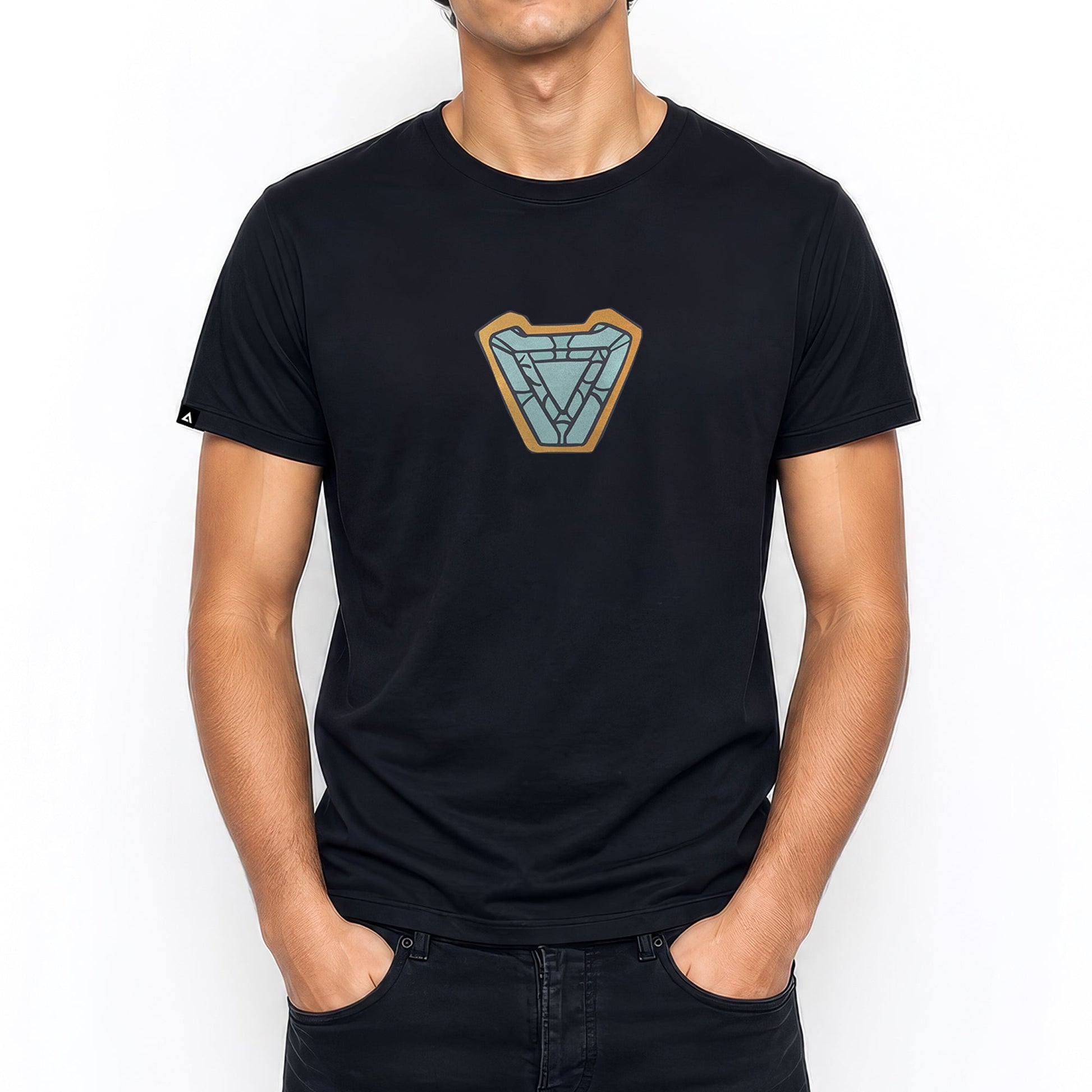 Playera Marvel Urbano Hombre Mujer Negro Disney Original Iron Man - Fan Army