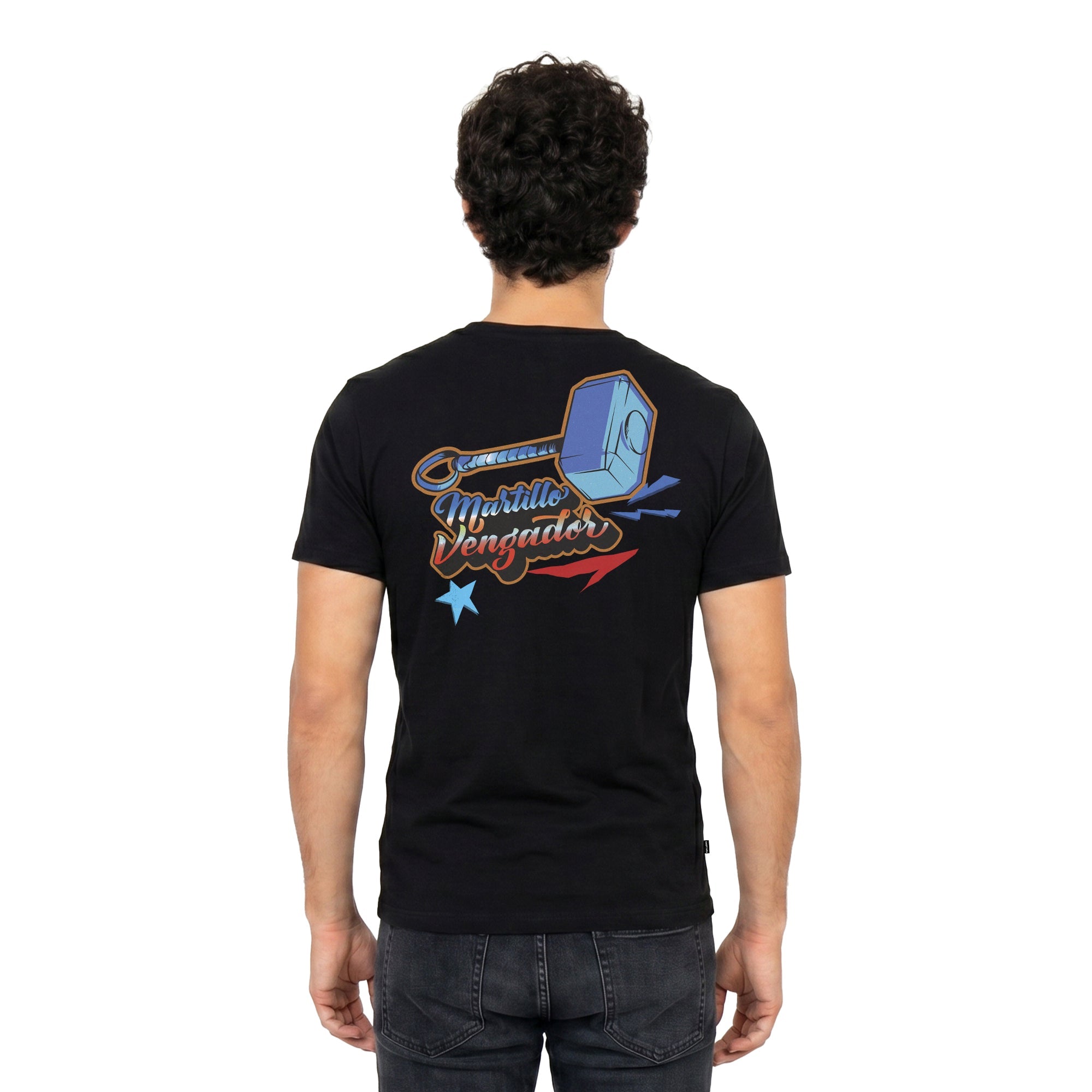 Playera Marvel Urbano Hombre Mujer Negro Disney Original Thor - Fan Army