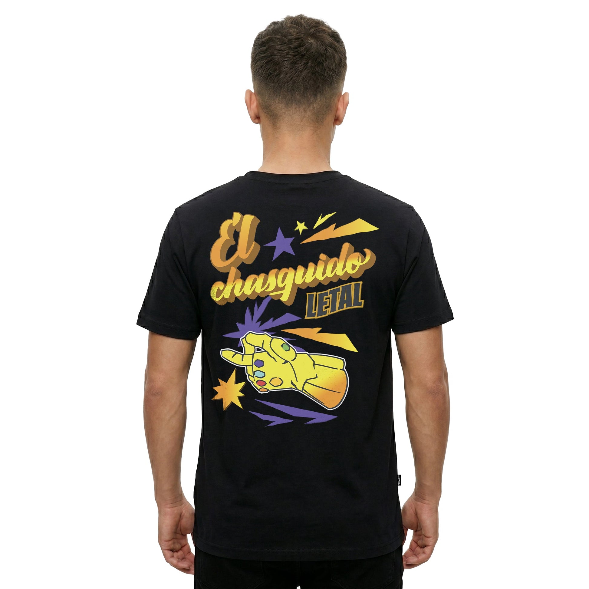 Playera Marvel Urbano Hombre Mujer Negro Disney Original Thanos - Fan Army