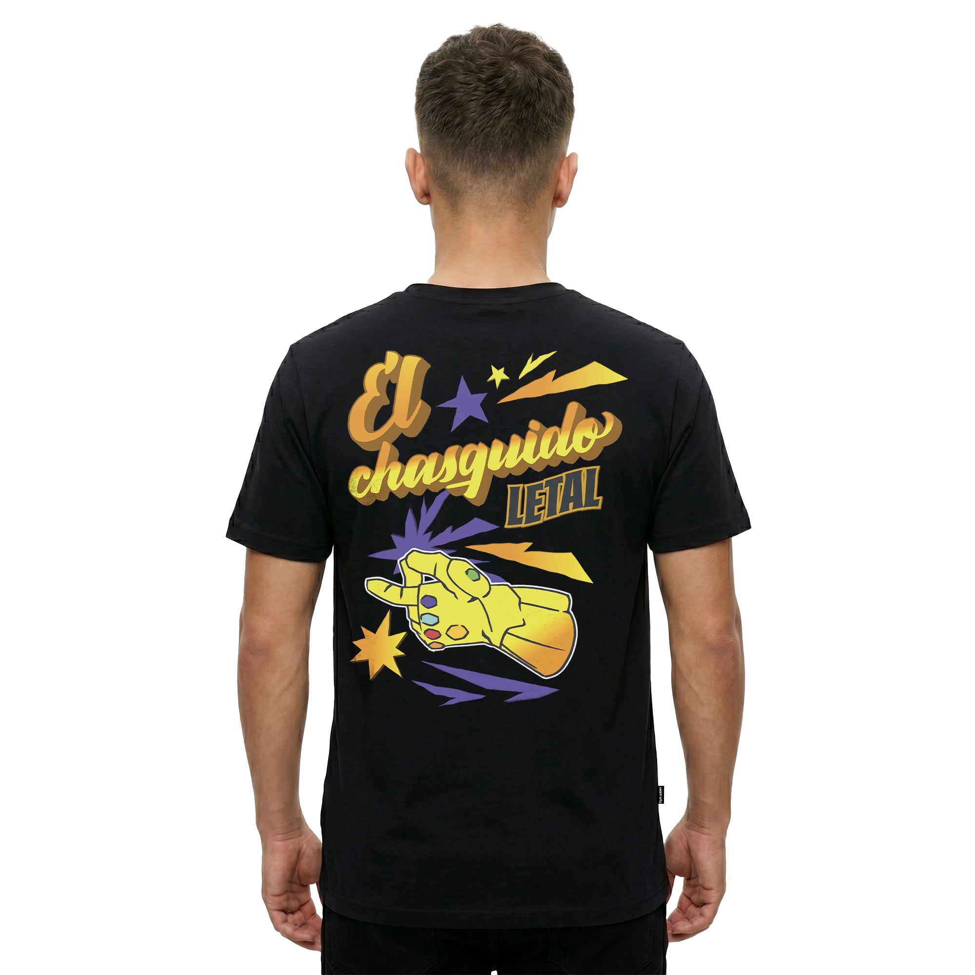 Playera Marvel Urbano Hombre Mujer Negro Disney Original Thanos - Fan Army