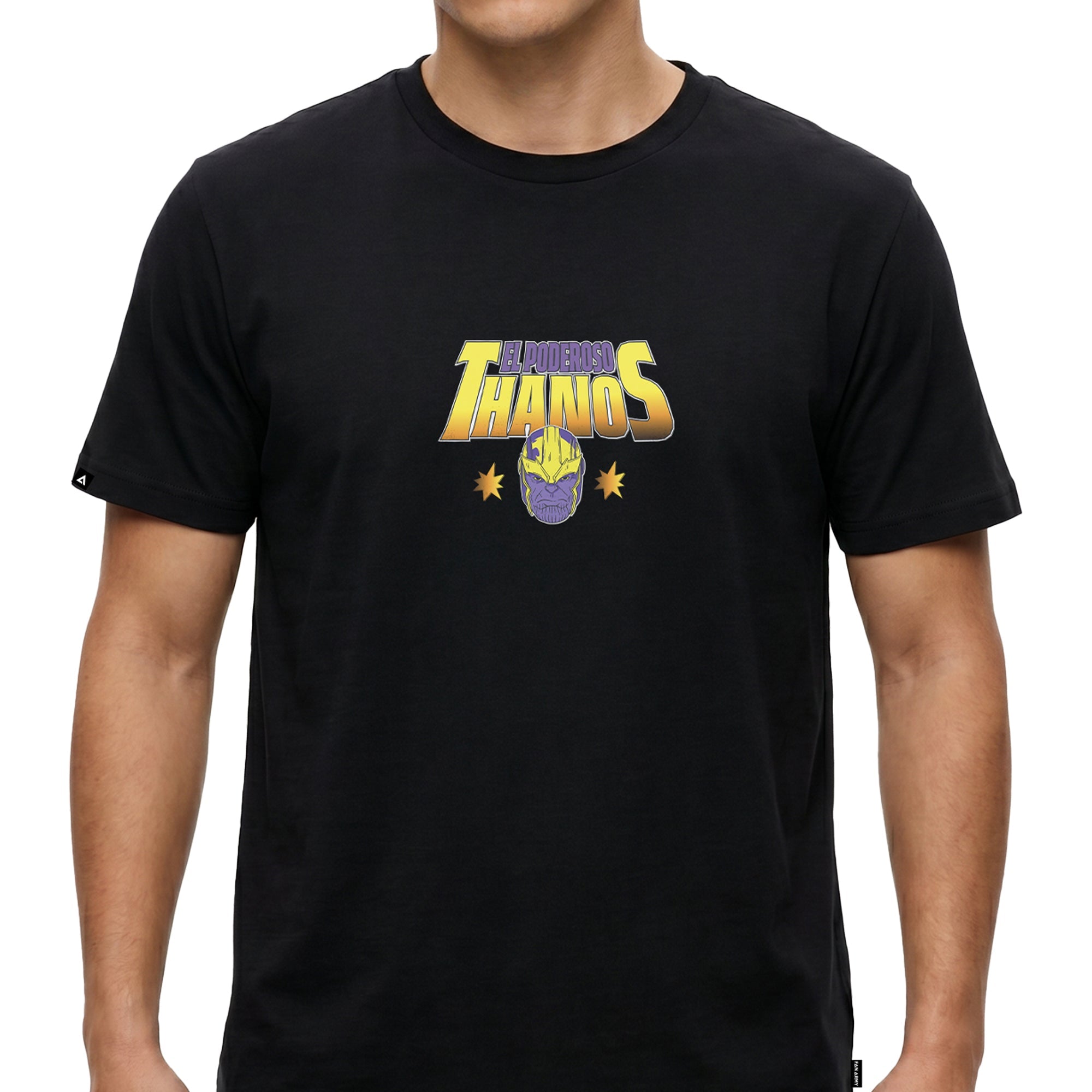 Playera Marvel Urbano Hombre Mujer Negro Disney Original Thanos - Fan Army