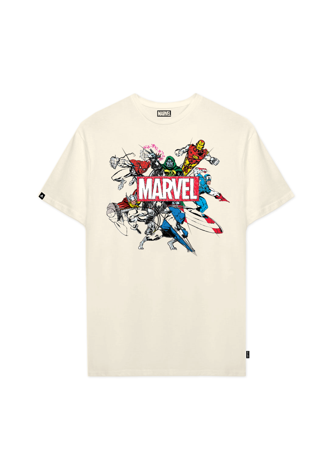Playera MARVEL Hombre Mujer Arena Disney Original All together - Fan Army