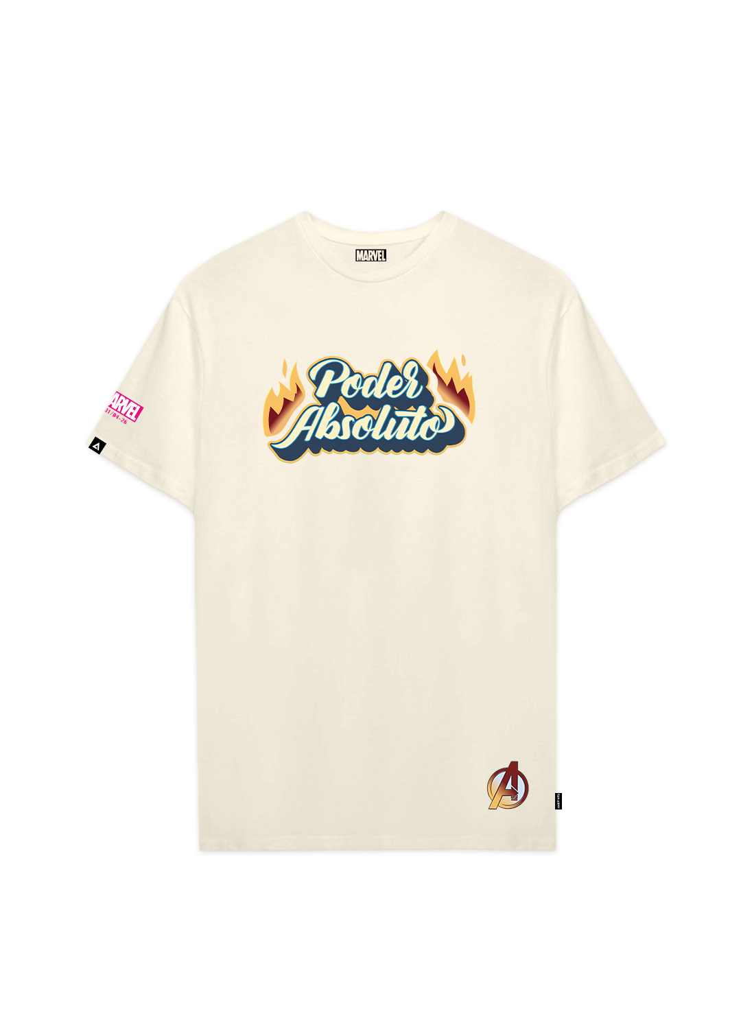 Playera Marvel Urbano Hombre Mujer Arena Disney Original Poder Absoluto - Fan Army