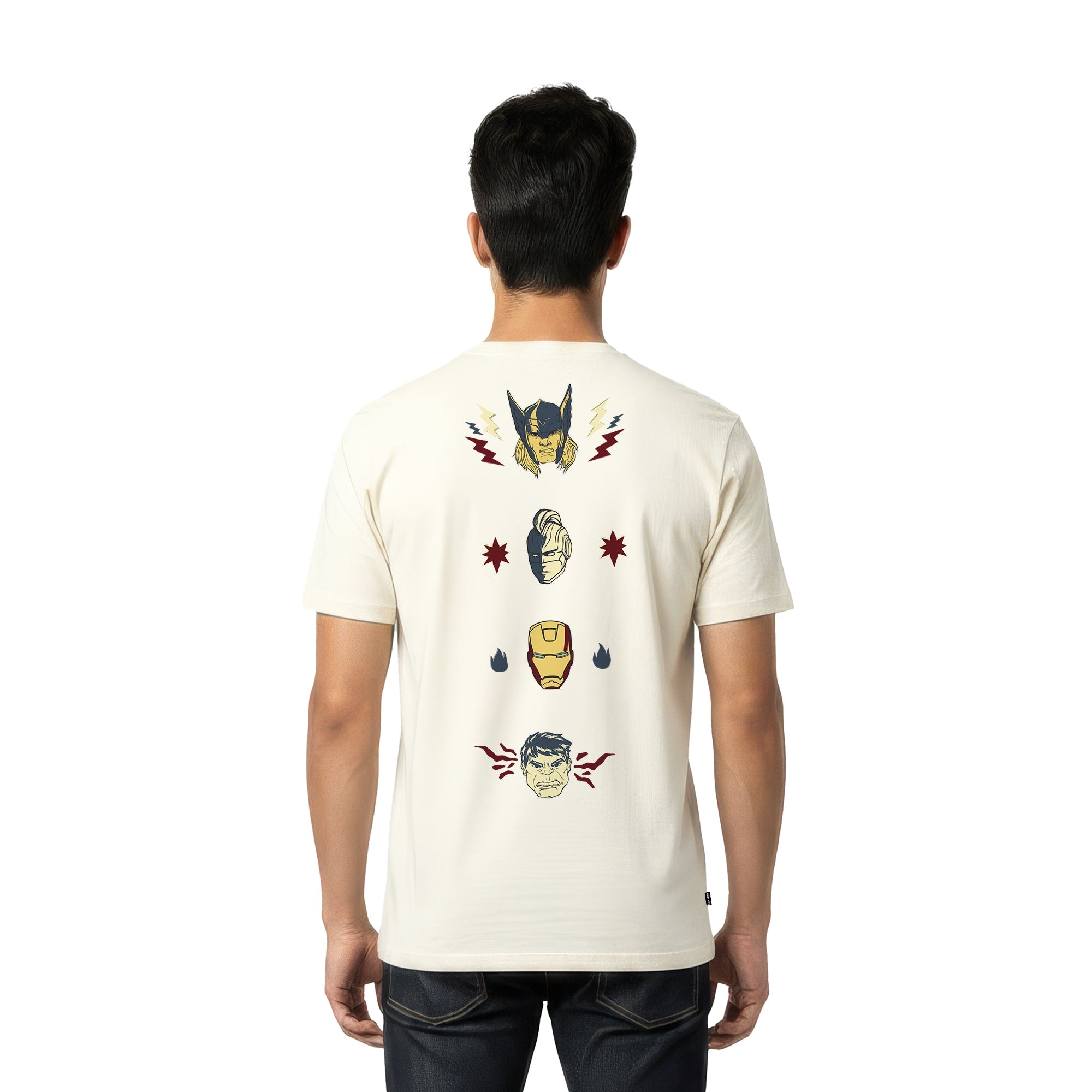 Playera Marvel Urbano Hombre Mujer Arena Disney Original Poder Absoluto - Fan Army