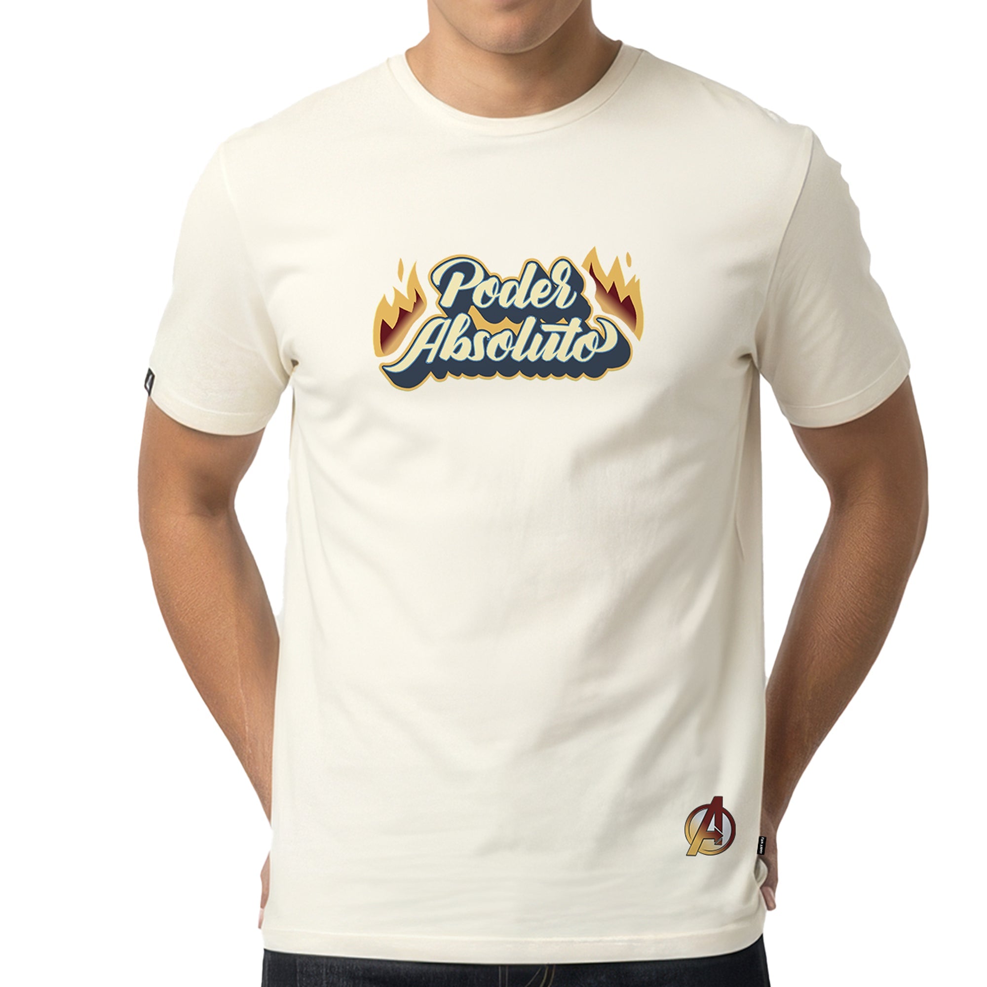 Playera Marvel Urbano Hombre Mujer Arena Disney Original Poder Absoluto - Fan Army