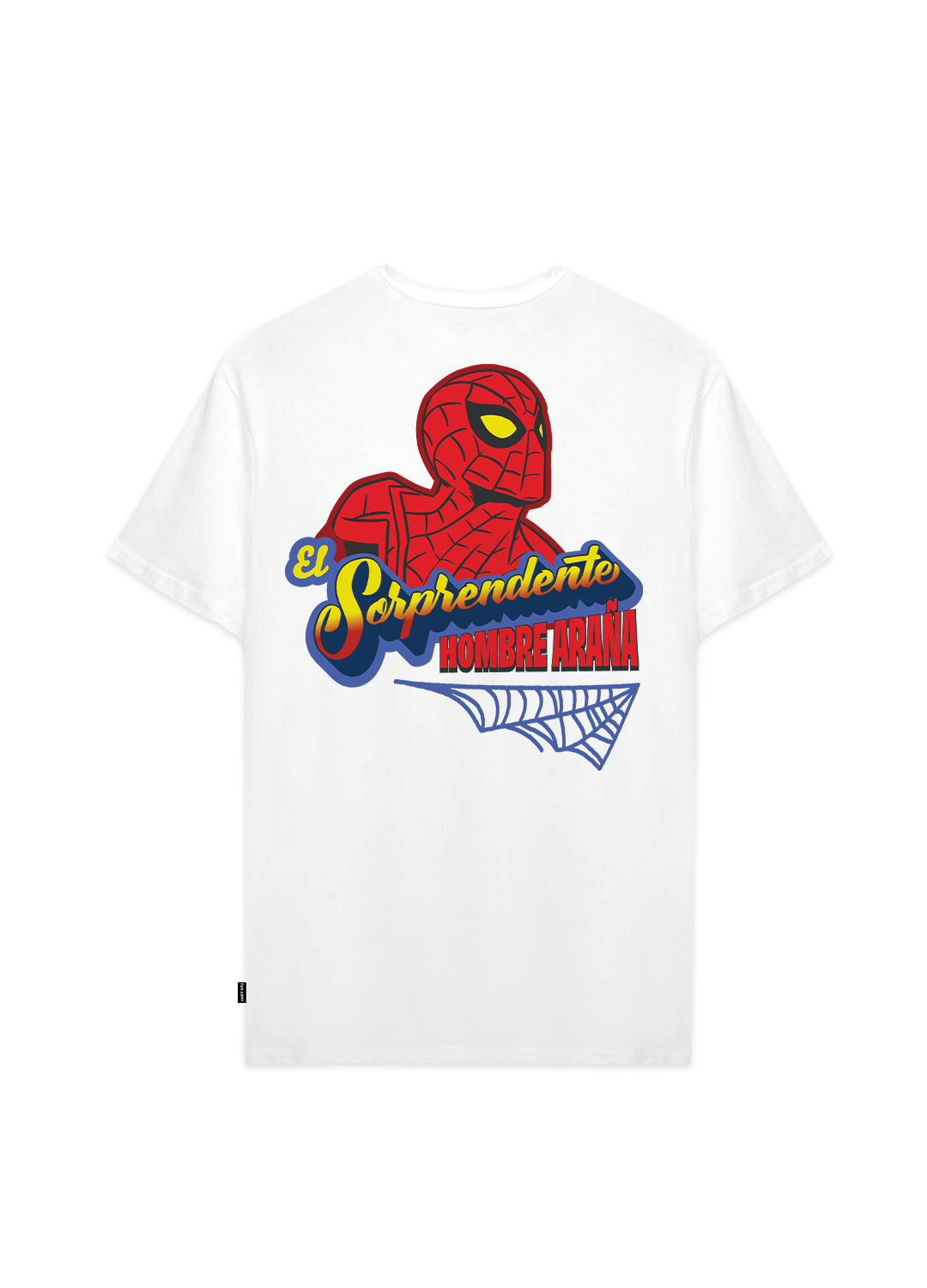 Playera Marvel Urbano Hombre Mujer Blanco Disney Original Spider Man - Fan Army
