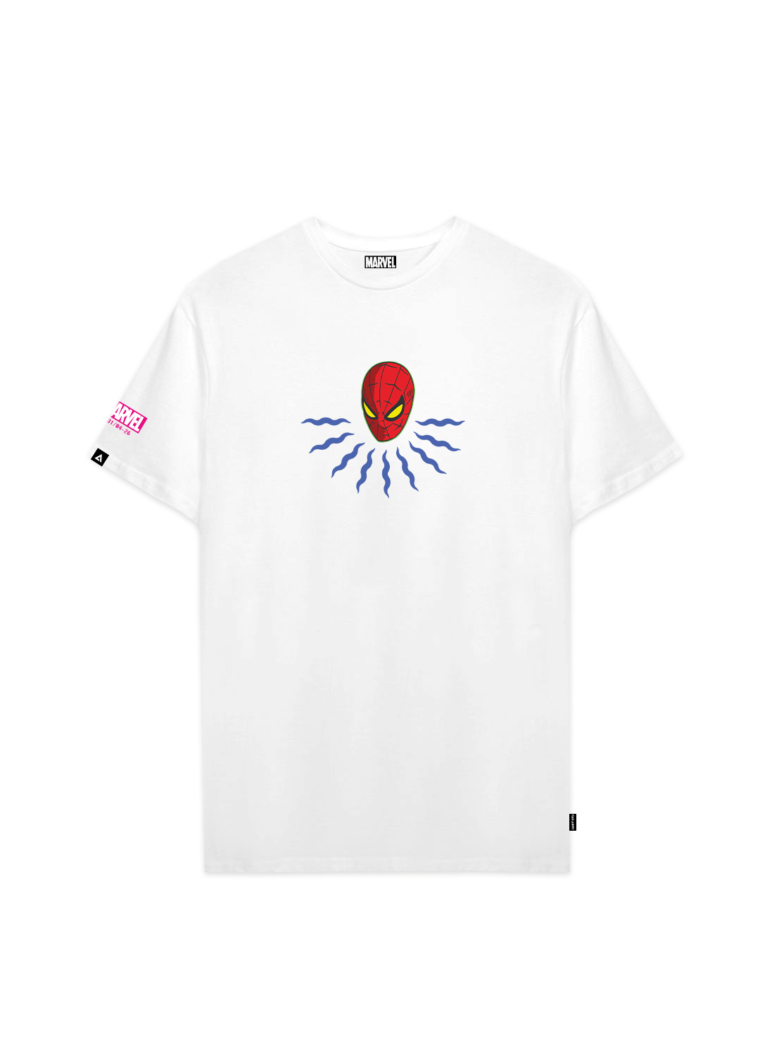 Playera Marvel Urbano Hombre Mujer Blanco Disney Original Spider Man - Fan Army