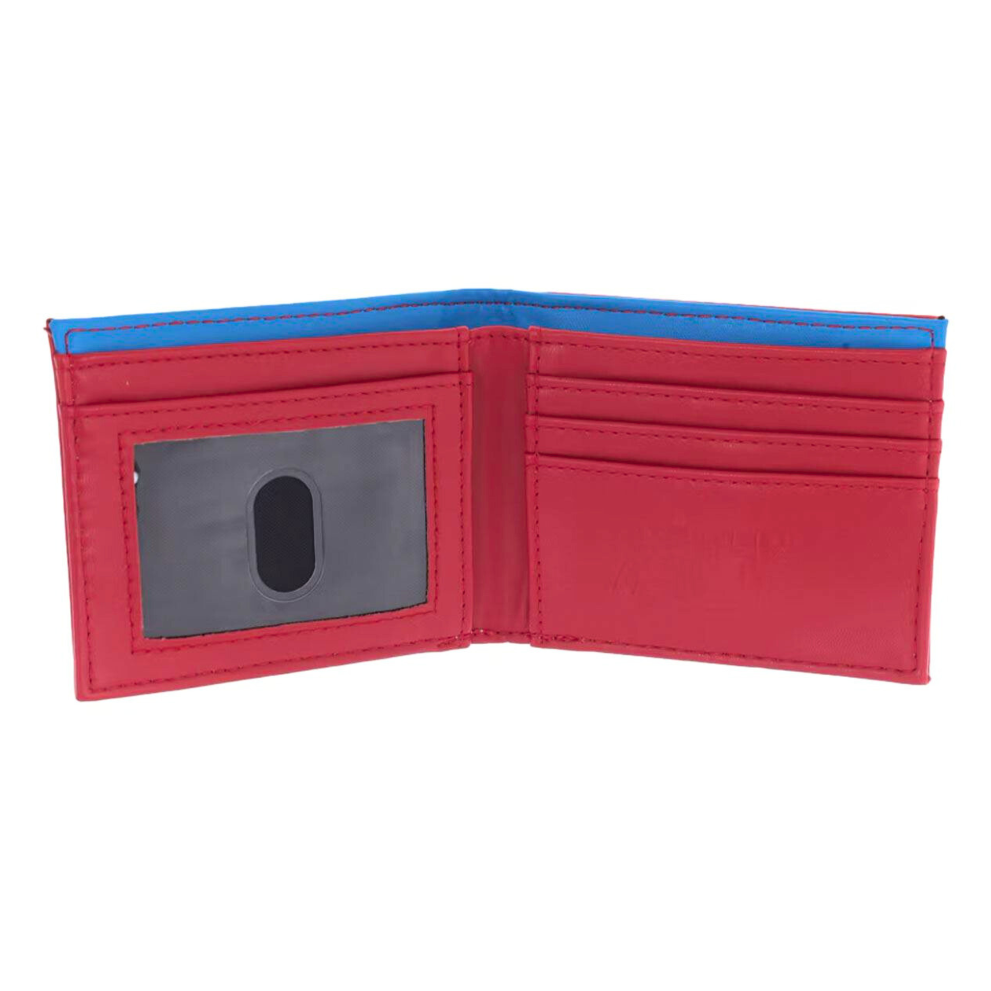 Bioworld - Cartera Bifold Nintendo Original, Rojo con la M de Super Mario, Espacio para Dinero, Tarjetas y Credenciales - Fan Army