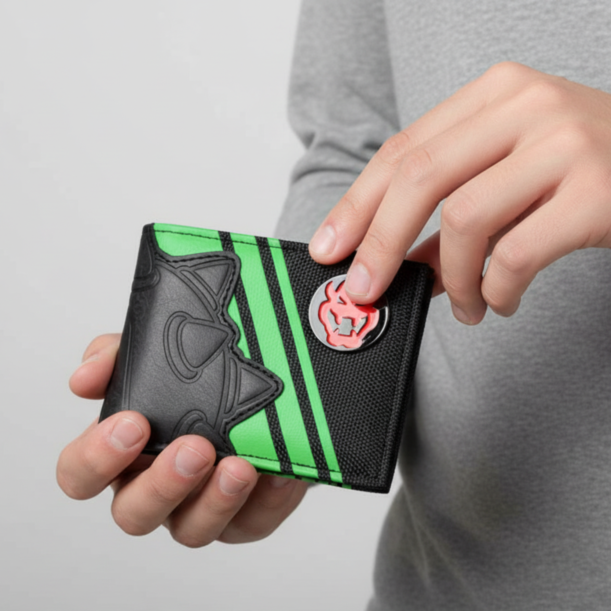 Bioworld - Cartera Bowser Bifold Edicion Limitada Super Mario, Producto Oficial Nintendo - Fan Army