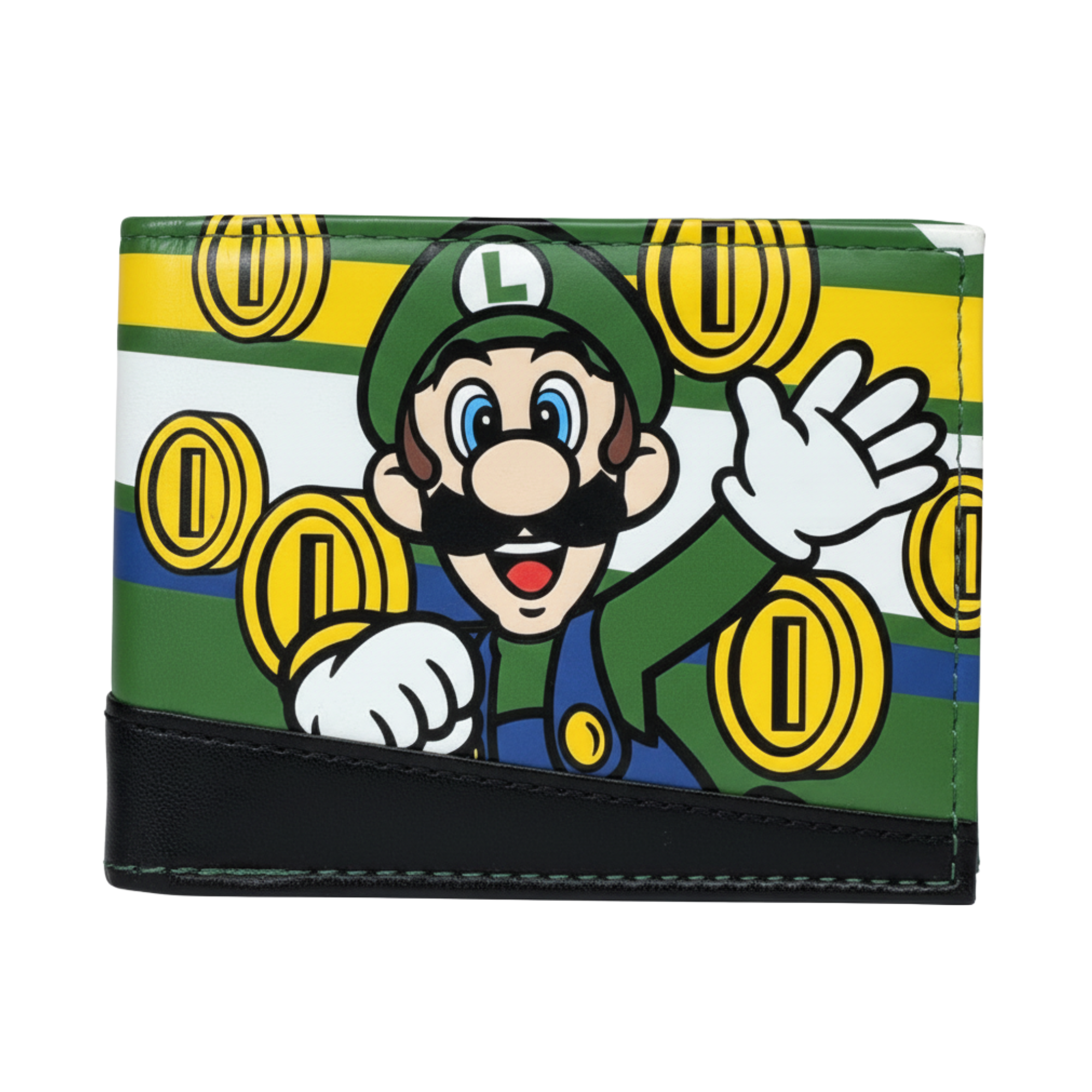 Cartera para hombre Super Mario Bros Luigi Monedas - Fan Army