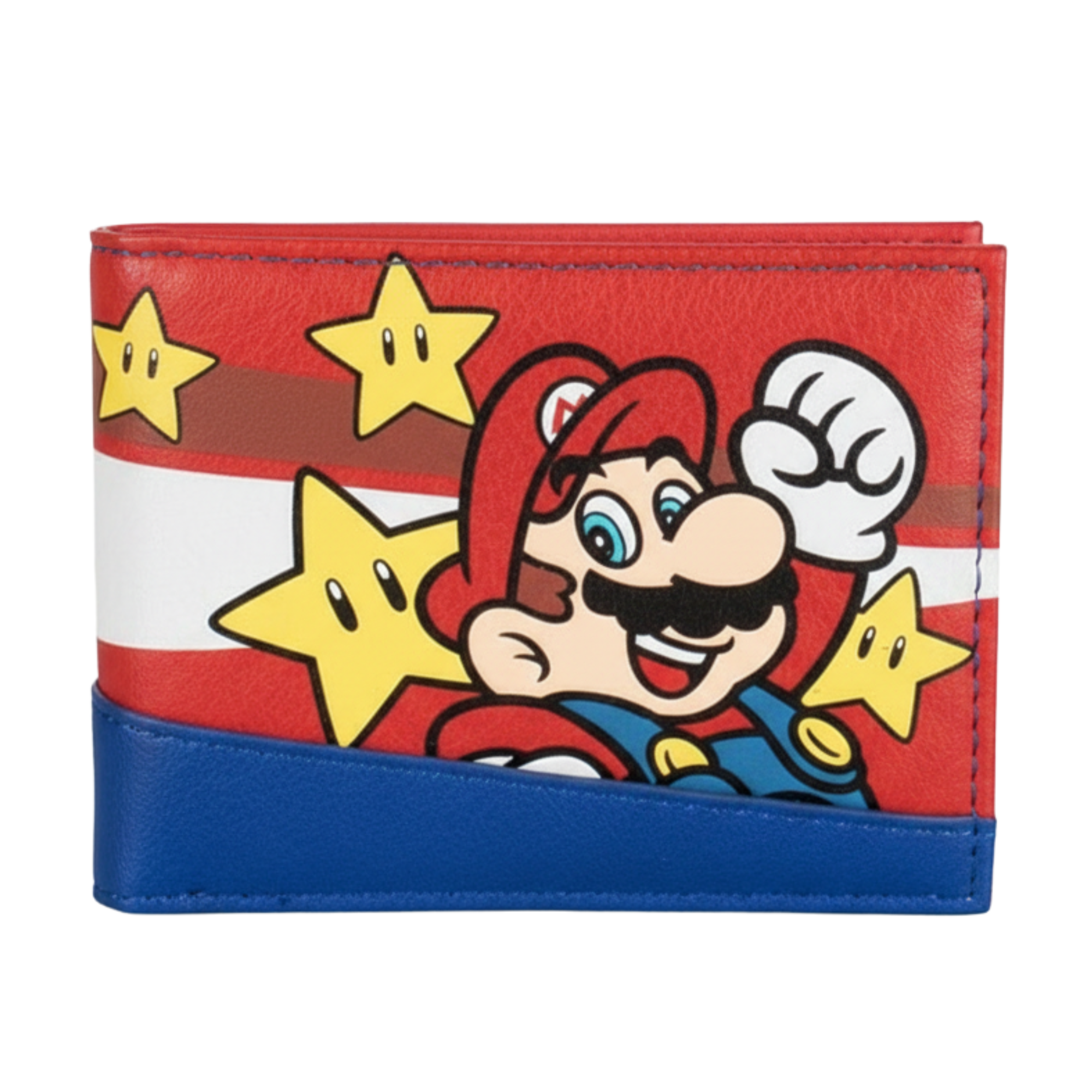 Cartera Super Mario Stars con letras en Japones - Fan Army