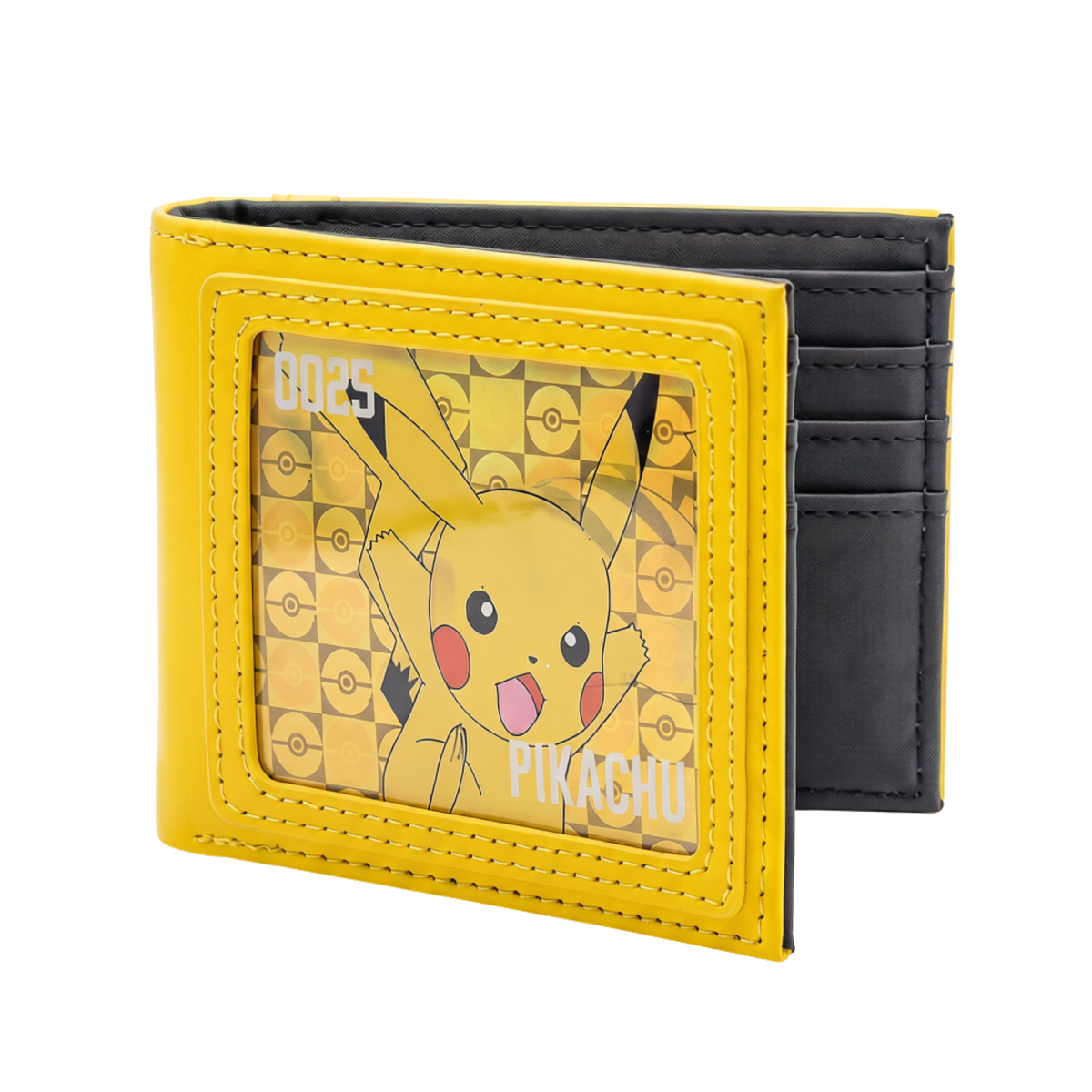 Cartera Pokémon Pikachu Amarilla con Imagen Holográfica