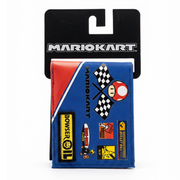 Cartera Super Mario Mario Kart Azul Roja