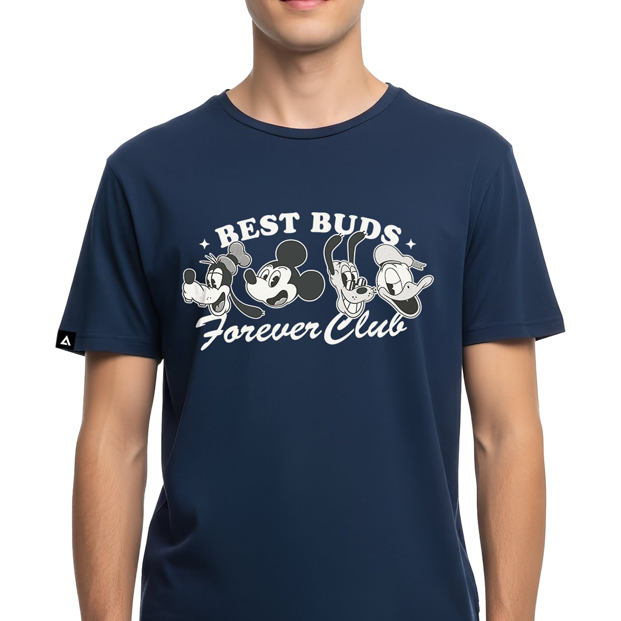 Playera Mickey & Friends Hombre Mujer Azul Marino Disney Original Forever Club - Fan Army