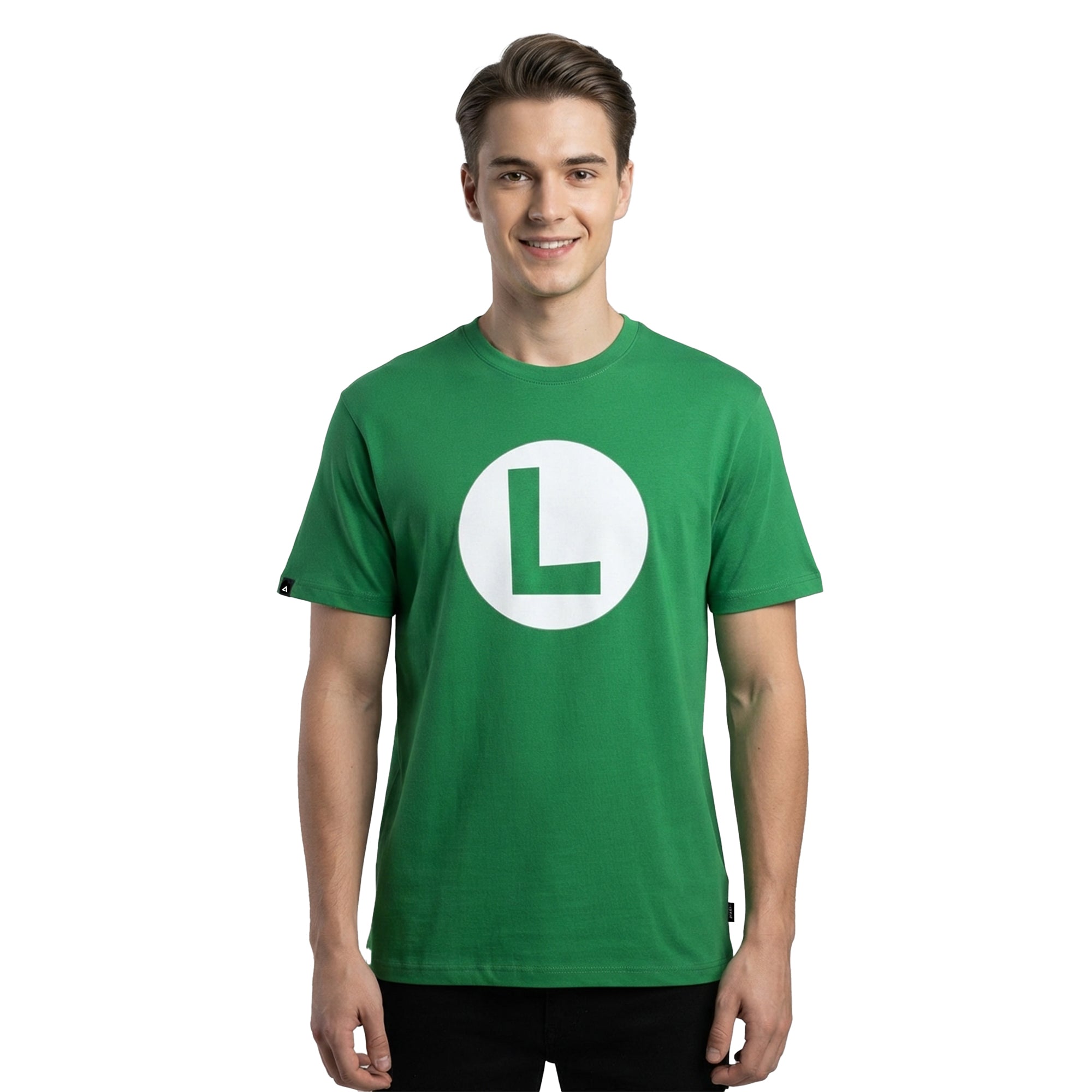 Playera Super Mario Hombre Mujer Verde Torso Luigi - Fan Army