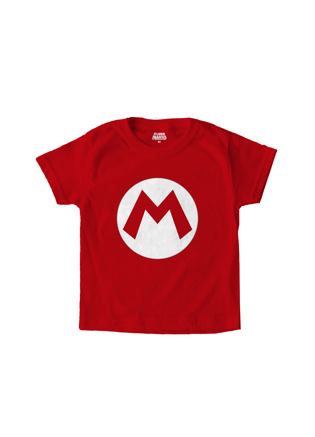 Playera Niño Super Mario niños Rojo Torso Mario Niño - Fan Army