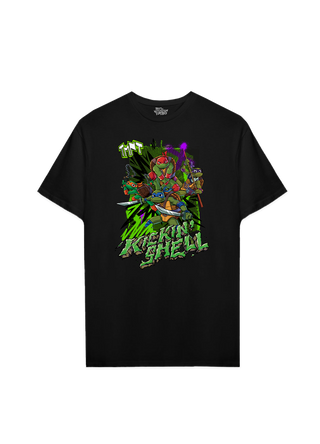 Playera Tales of TMNT Kicking Shell