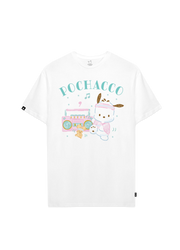 Playera Hombre Mujer Blanco Pochacco Jam - Fan Army