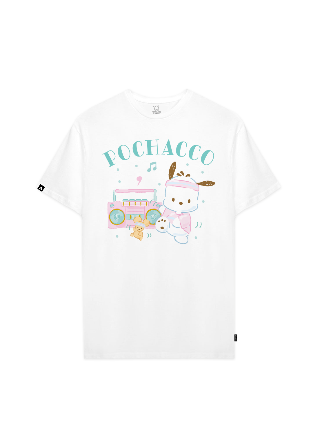 Playera Hombre Mujer Blanco Pochacco Jam - Fan Army