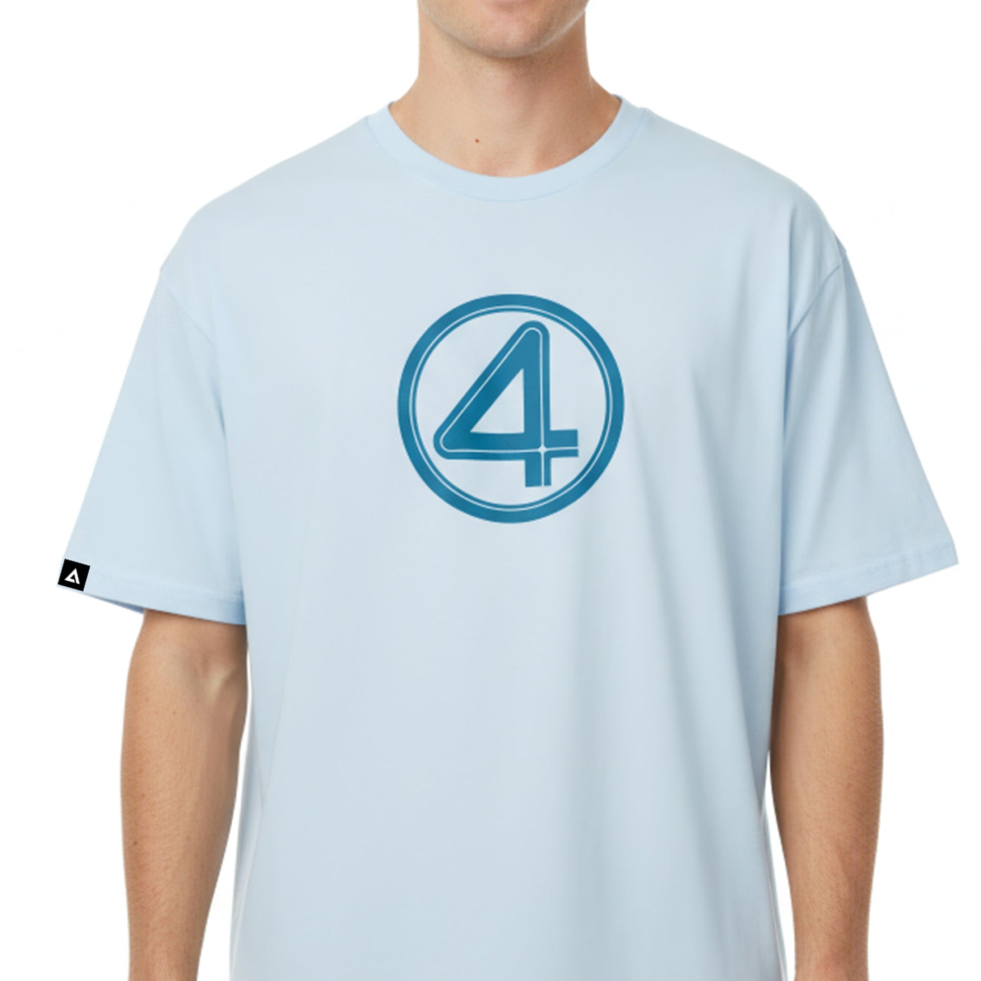 Playera 4 Fantásticos Hombre Mujer Azul Cielo Marvel Original Saved the city - Fan Army