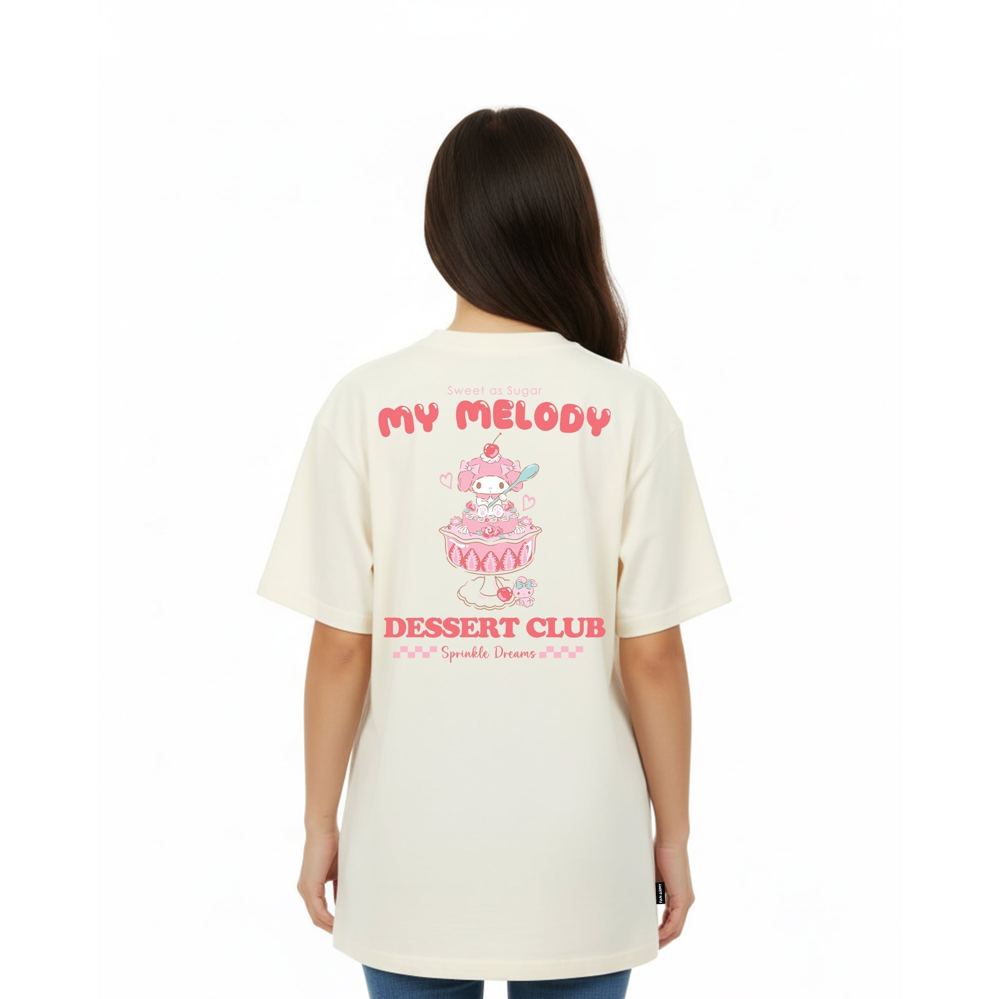 Playera Hombre Mujer Arena My Melody Dessert Club - Fan Army