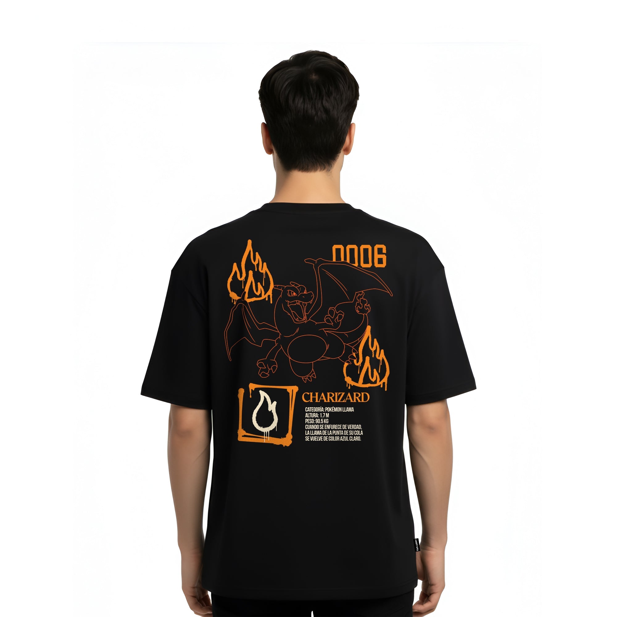 Playera Pokémon Charizard Graffiti - Fan Army