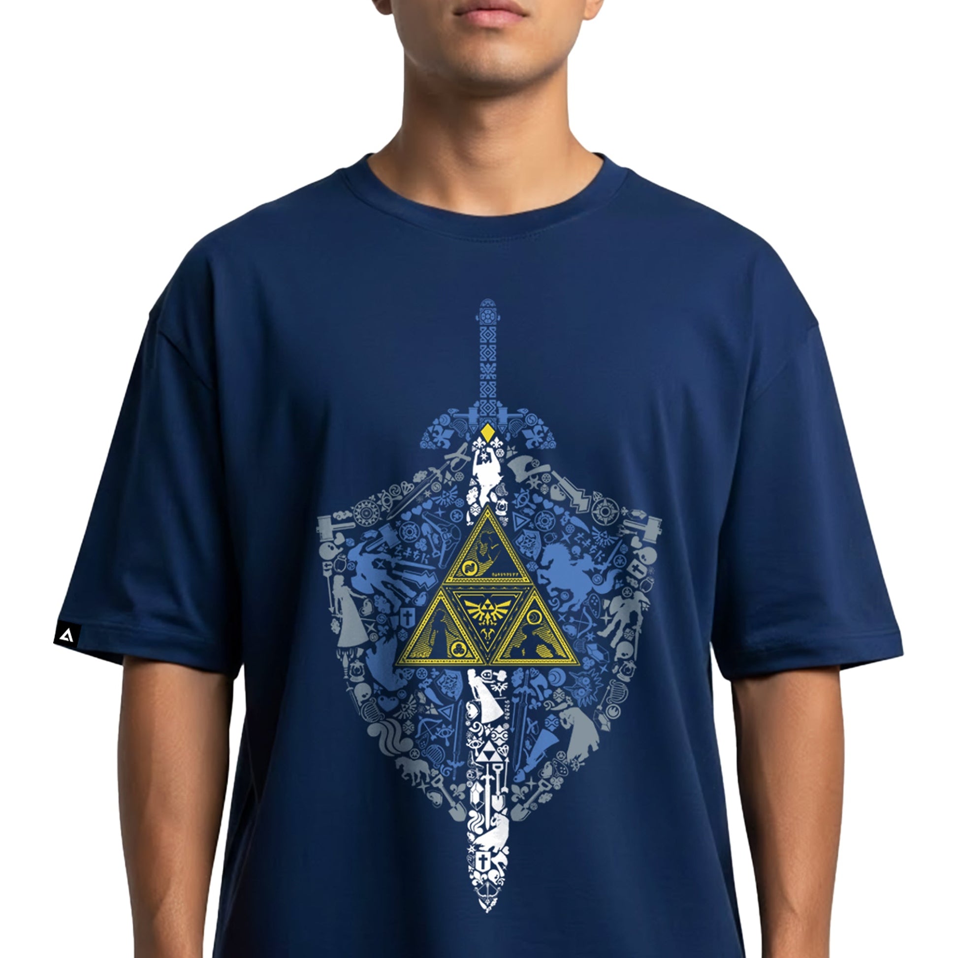 Playera para Hombre Zelda diseño Escudo y Espada - Fan Army