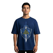 Playera para Hombre Zelda diseño Escudo y Espada - Fan Army
