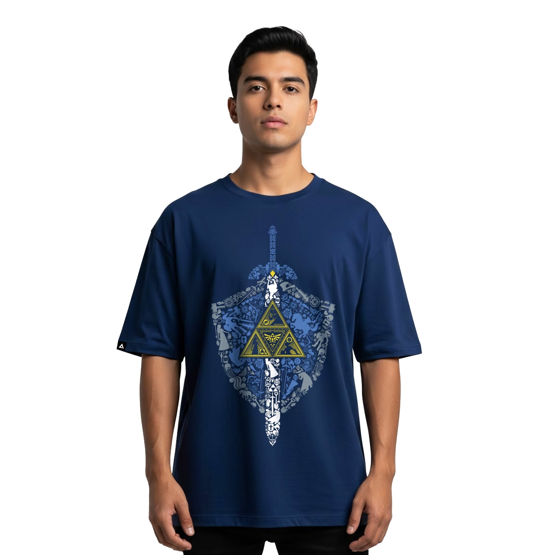 Playera para Hombre Zelda diseño Escudo y Espada - Fan Army