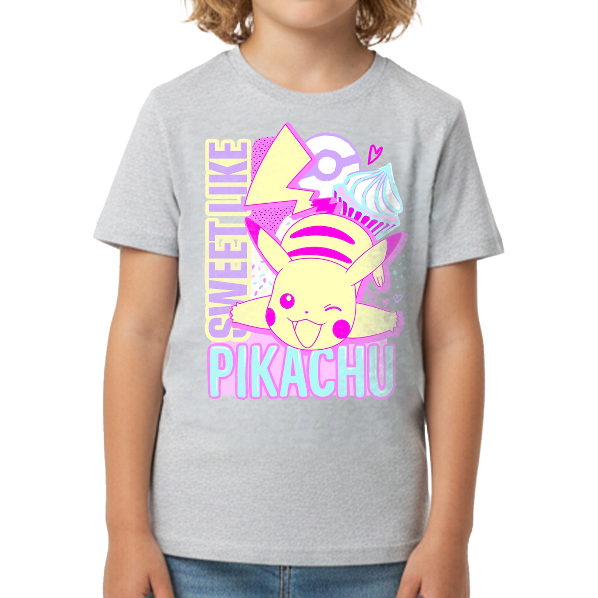 Playera Niña Pokémon Sweet Like Pikachu - Fan Army