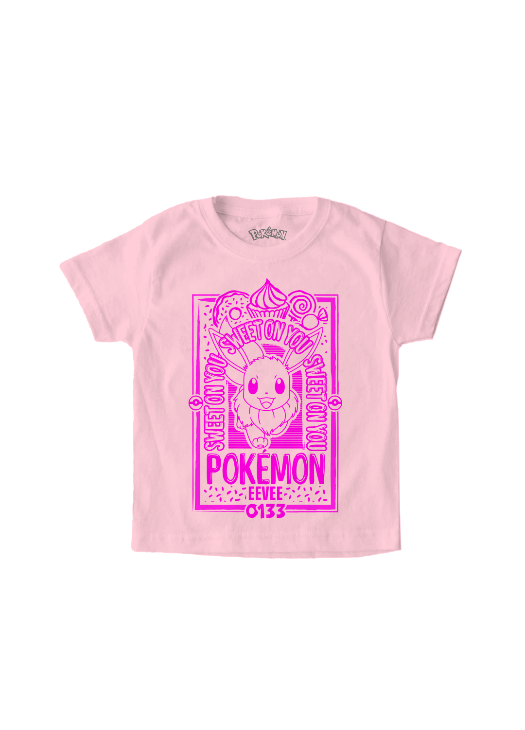 Playera Niña Pokémon Eevee sweet - Fan Army
