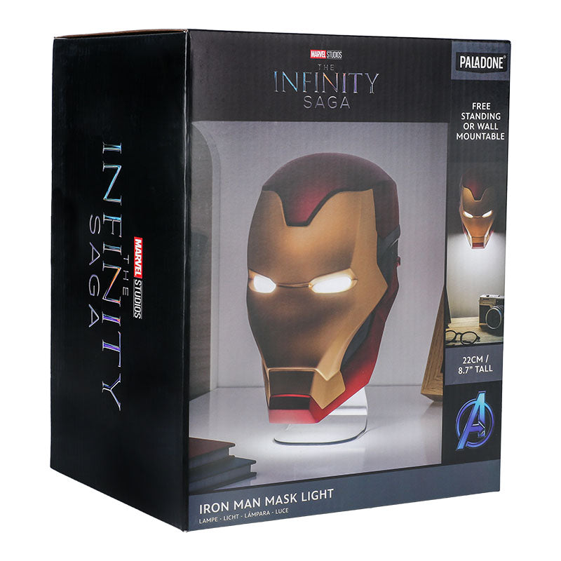 Lámpara de Máscara Iron Man Luz de Noche Original - Fan Army